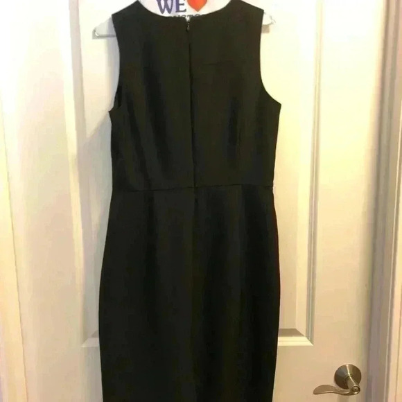 J. Crew Factory Sheath dress with faux leather - Picture 2 of 6
